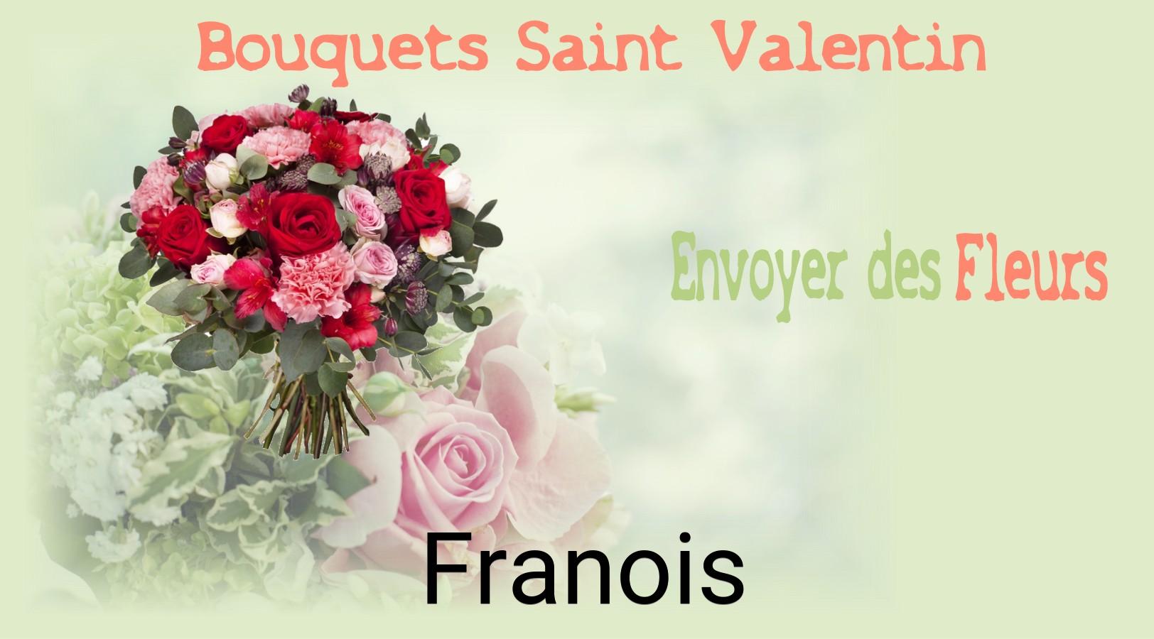 Roses de Saint-Valentin livrées à Franois